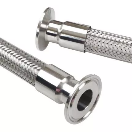 Ståltrådsflettet metalslange